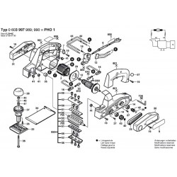 Ricambi Bosch per Pialla PHO 1/0
