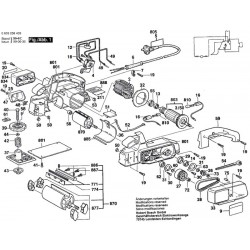 Bosch Spare Parts for Planer PHO20-82