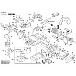 Bosch Spare Parts for Planer GHO 40-82 C