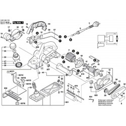 Bosch Spare Parts for Planer GHO 26-82
