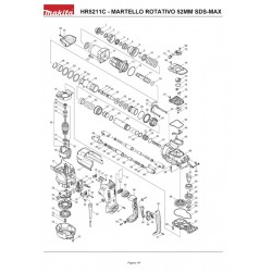 Ricambi Makita per Martello Rotativo HR5211C