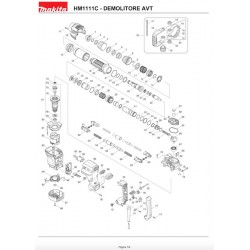 Ricambi Makita per Martello Demolitore HM1111C