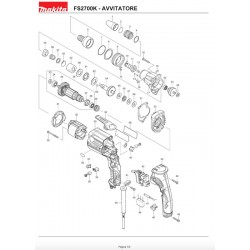Ricambi Makita per Avvitatore per Cartongesso FS2700K