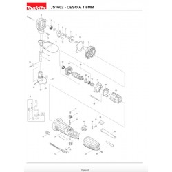 Makita Spare Parts for Blechschere JS1602