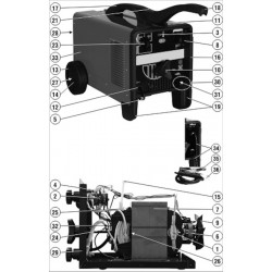 Ricambi Telwin per Saldatrice Nordica 3250 230-400V