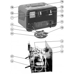 Telwin Spare Parts for Battery Chargers Alpine/Cumputer
