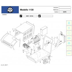 Ricambi per Idropulitrice Annovi & Reverberi AR1130