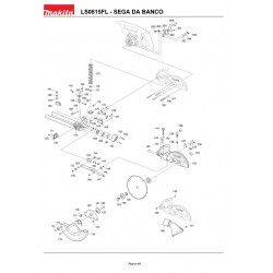Ricambi Makita per Sega da Banco MLS100-LS0815FL
