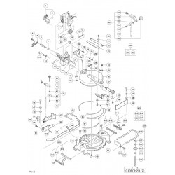 Hitachi Spare Parts for Compound Miter Saw C10FCH2