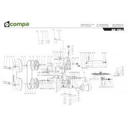 Compa-OMS Spare Parts for Woodworking Band Saws BS160J