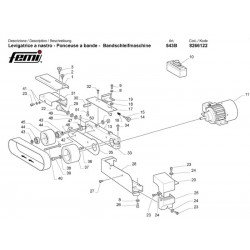 Femi Spare Parts for Belt Sander 543B