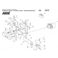 Femi Spare Parts for Belt Sander 542B