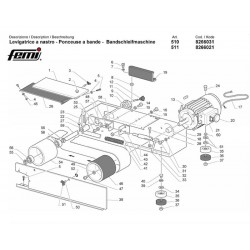 Femi Spare Parts for Belt Sanders 510-511