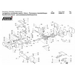 Femi Spare Parts for Belt/Disk Sander 534B