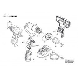 Skil Masters Spare Parts for Cordless Drill Driver 2108