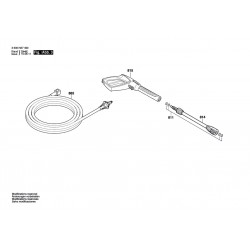 Bosch Spare Parts for Pressure Washer AQT 45-14 X