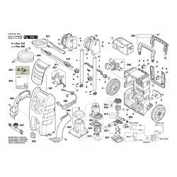 Bosch Spare Parts for Pressure Washer AQT 45-42-40