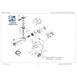 FIAC Spare Parts for Piston Air Compressor Cosmos 225 S