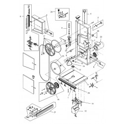 Valex Spare Parts for Band Saw for Wood SN212P