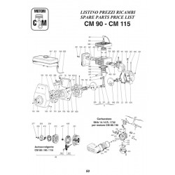 CM Motori Spare Parts for Motor Pump CM115