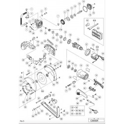 Hitachi Spare Parts for Portable Cut-Off Machine CM9SR