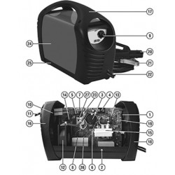 Ricambi Telwin per Saldatrice Inverter INFINITY 120