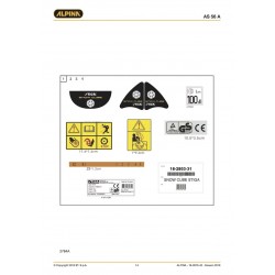 Alpina Spare Parts for Snow Throwers AS 56 A