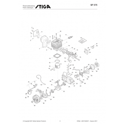 Ricambi Stiga per Motosega SP 375