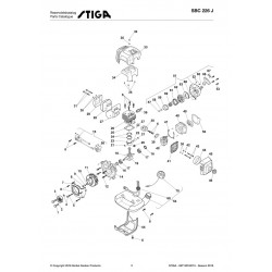 Ricambi Stiga per Decespugliatore SBC 226 J