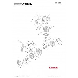 Ricambi Stiga per Decespugliatore SBC 627 K