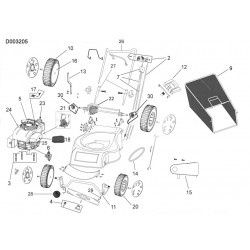 Valex Spare Parts for Lawnmower TS4638