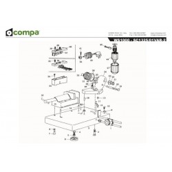 Compa-OMS Spare Parts for Band Saw SC 1325-01/VAR