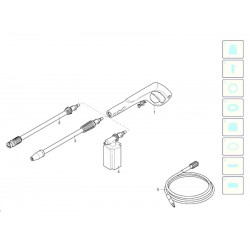 Black&Decker Spare Parts for Pressure Washer PW 1600 SL – 13728