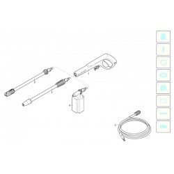 Black&Decker Spare Parts for Pressure Washer PW 1600 SL – 13715