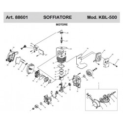 Ricambi Ama per Soffiatore KBL-500