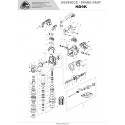 Stayer Spare Parts for Rotary Hammer HD9K