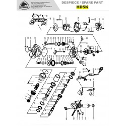 Stayer Spare Parts for Rotary Hammer HD5K