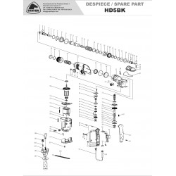 Stayer Spare Parts for Rotary Hammer HD5BK