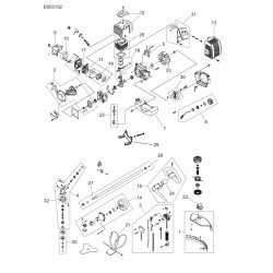 Valex Spare Parts for Brushcutter Tucson 33