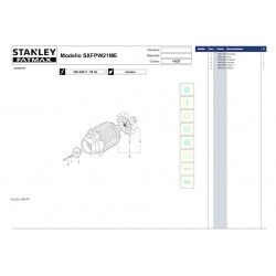 Ricambi Stanley per Idropulitrice SXFPW21ME
