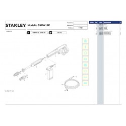 Stanley Spare Parts for Pressure Washer SXPW16E