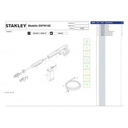 Stanley Spare Parts for Pressure Washer SXPW18E