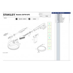 Stanley Spare Parts for Pressure Washer SXPW18PE