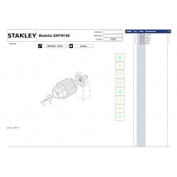 Stanley Spare Parts for Pressure Washer SXPW19E
