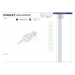 Stanley Spare Parts for Pressure Washer SXPW19PE