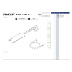 Stanley Spare Parts for Pressure Washer SXPW21HE - 14135
