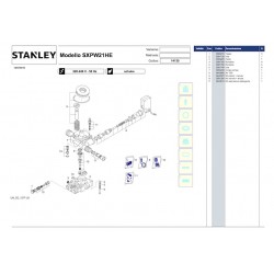 Stanley Spare Parts for Pressure Washer SXPW21HE - 14135