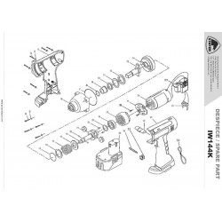 Ricambi Stayer per Avvitatore a Batteria ad Impulsi IW144K