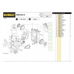 DeWalt Spare Parts for Pressure Washer DXPW 001 E