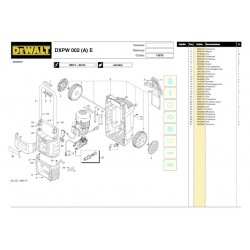 DeWalt Spare Parts for Pressure Washer DXPW 002 (A) E